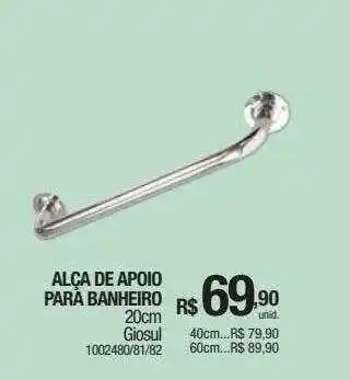 Milium Alça de apoio para banheiro giosul oferta