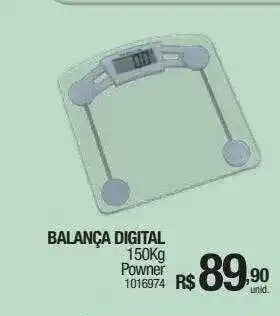 Milium Balança digital 150kg powner oferta