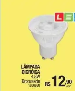 Lâmpada dicróica bronzearte
