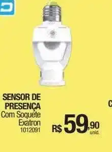 Milium Sensor de presença com soquete exatron oferta