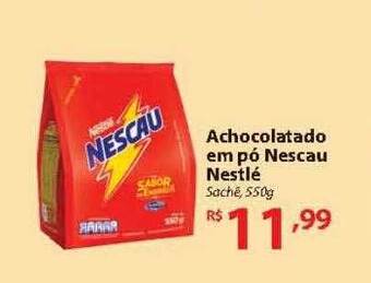 Nacional Achocolatado em pó nescau nestlé oferta