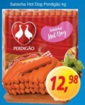 Salsicha Hot Dog Perdigao 1kg