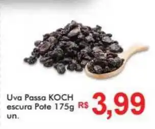 Supermercados Koch Uva Passa Koch Escura 175g oferta