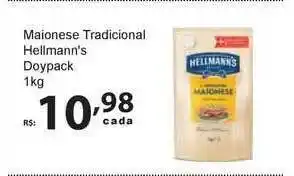 Super Luna Maionese Tradicional Hellmann's Doypack 1kg oferta