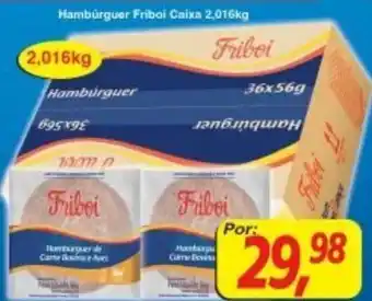 Supermercados Guanabara Hamburguer Friboi Caixa 2.016kg oferta