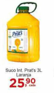 Rossi Supermercado Suco Int. Prat's 3L Laranja oferta