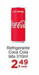 Rossi Supermercado Refrigerante Coca Cola lata 310ml oferta
