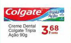 Rossi Supermercado Creme Dental Colgate Tripla Acao 90g oferta
