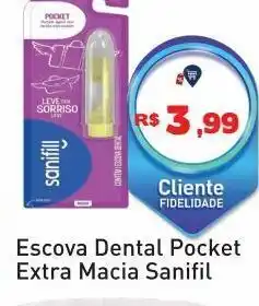 Escova dental pocket extra macia sanifil