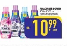 Mercantil Rodrigues Amaciante downy 450ml/500ml oferta