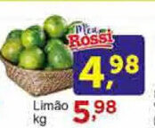 Rossi Supermercado Limao 1kg oferta