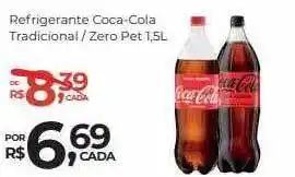 Super Luna Refrigerante coca-cola tradicional - zero pet oferta