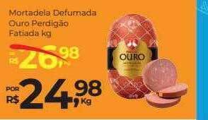 Super Luna Mortadela defumada ouro perdigão fatiada kg oferta