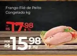Super Luna Frango filé de peito congelado kg oferta