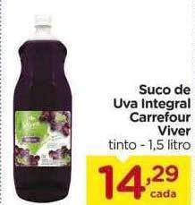 Suco de uva integral carrefour viver