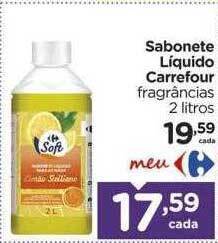 Carrefour Sabonete líquido carrefour oferta