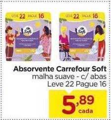 Carrefour Absorvente carrefour soft oferta