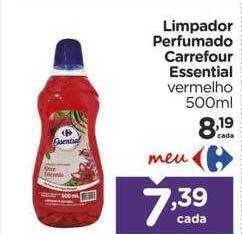 Limpador perfumado carrefour essential