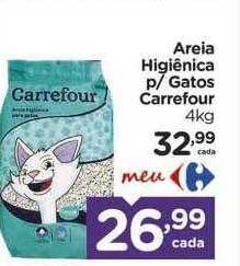 Carrefour Areia higiênica p gatos carrefour oferta