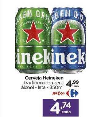 Carrefour Cerveja heineken oferta