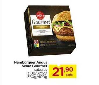 Carrefour Hambúrguer angus seara gourmet oferta