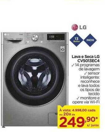 Carrefour Lava e seca lg cv5013ec4 oferta