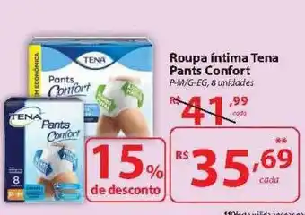 Roupa intima tena pants confort 15% de desconto