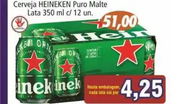 Alvorada Supermercados Cerveja heineken puro malte c- 12 oferta