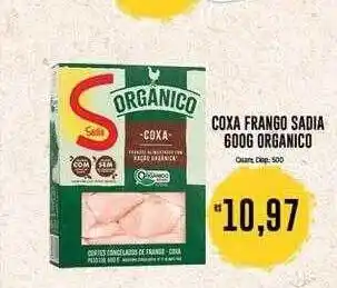 Bistek Supermercados Coxa frango sadia organico oferta