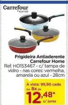 Frigideira antiaderente carrefour home