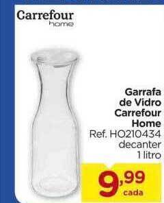 Carrefour Garrafa de vidro carrefour home oferta