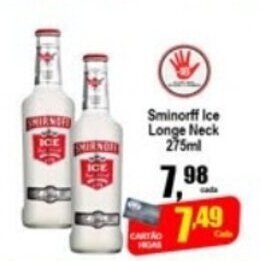Higa's Supermercado Smirnoff Ice Long Neck 275ml oferta