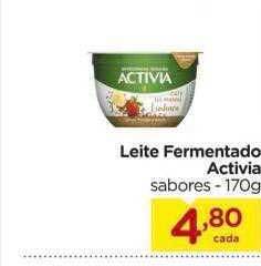 Carrefour Leite fermentado activia oferta