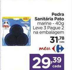 Carrefour Pedra sanitária pato oferta