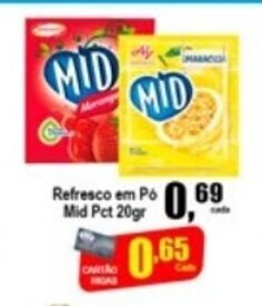 Higa's Supermercado Refresco em po Mid Pct 20g oferta