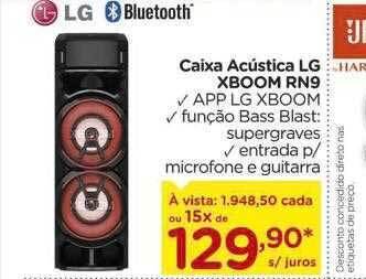 Carrefour Caixa acústica lg xboom rn9 oferta
