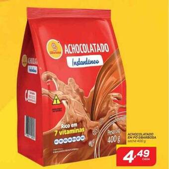 Achocolatado em pó gbarbosa