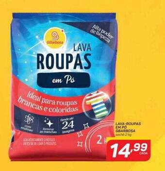 GBarbosa Lava-roupas em pó gbarbosa oferta