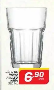 GBarbosa Copo de vidro avulso krea oferta