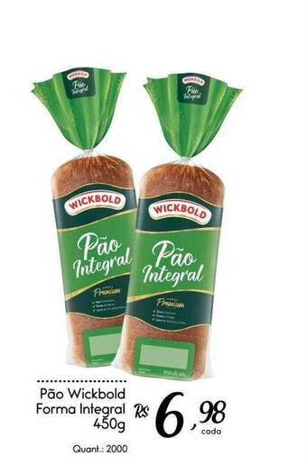 Giassi Supermercados Pão wickbold forma integral oferta