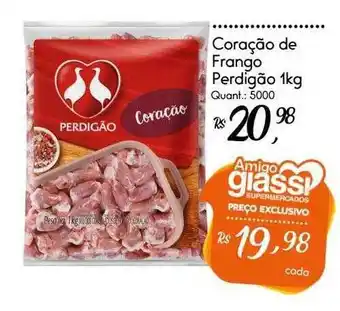 Giassi Supermercados Coração de frango perdigão oferta