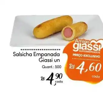 Giassi Supermercados Salsicha empanada giassi oferta