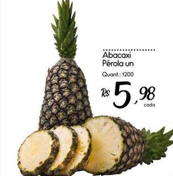 Giassi Supermercados Abacaxi pérola oferta