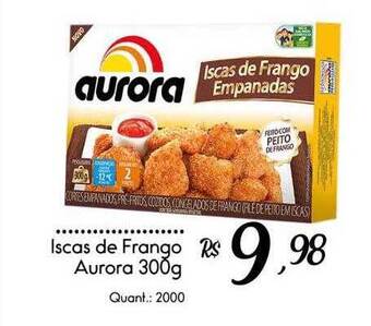 Giassi Supermercados Iscas de frango aurora oferta