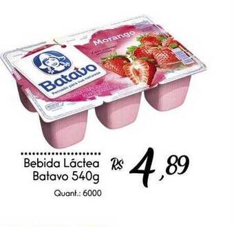 Giassi Supermercados Bebida láctea batavo oferta