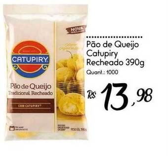 Giassi Supermercados Pão de queijo catupiry recheado oferta