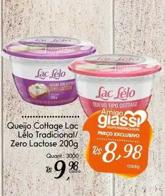 Queijo cottage lac lélo tradicional zero lactose