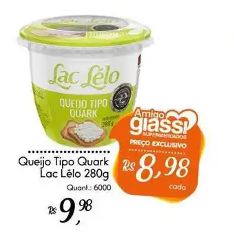 Giassi Supermercados Queijo tipo quark lac lélo oferta