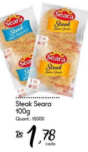 Giassi Supermercados Steak seara oferta