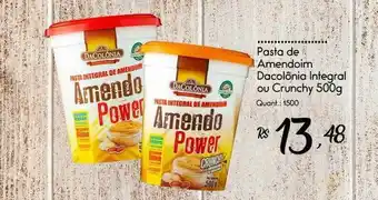 Giassi Supermercados Pasta de amendoim dacolônia integral ou crunchy oferta